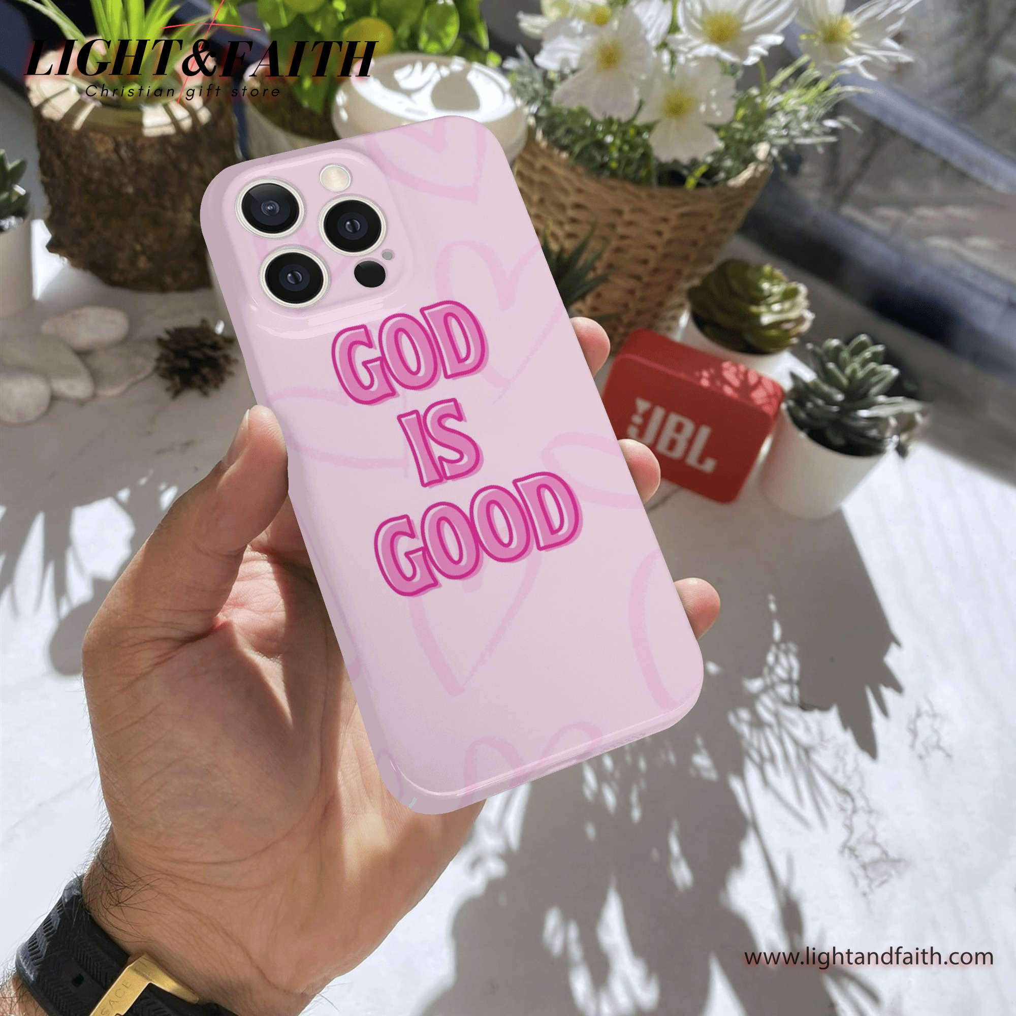 God Is Good Phone Case, Christian Phone Case, Bible Verse Phone Case, Religious Gift, PCLAF29